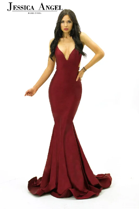 women sexy dresses for mambo competitionsJessica Angel Sleeveless Long Formal Gown 737