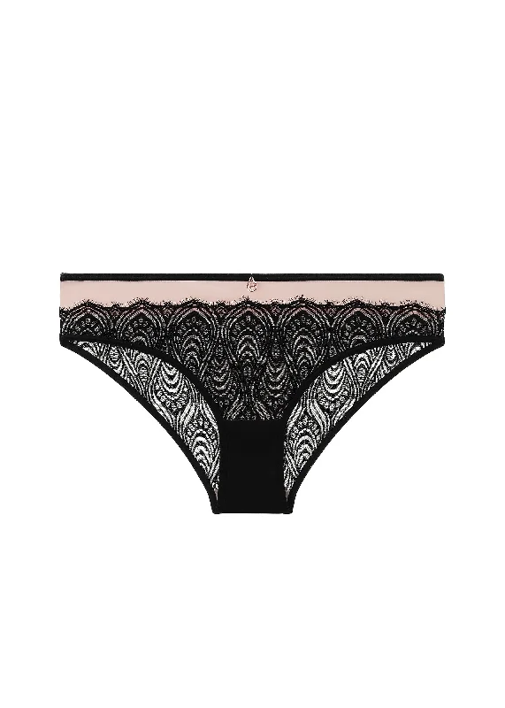 white women sexy lingerie for purityDOVE Plus Sexy Black Pink Lace Briefs Panties