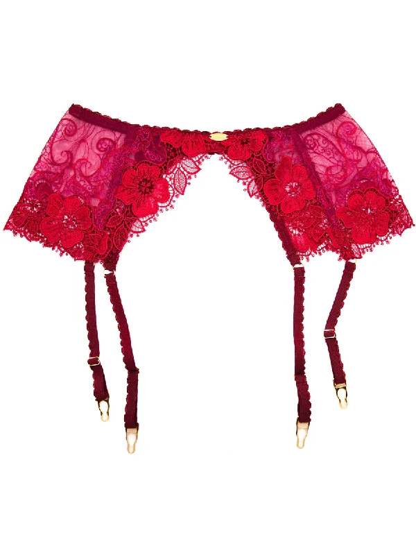 stretchy - material women gartersMae Longline Garter Belt