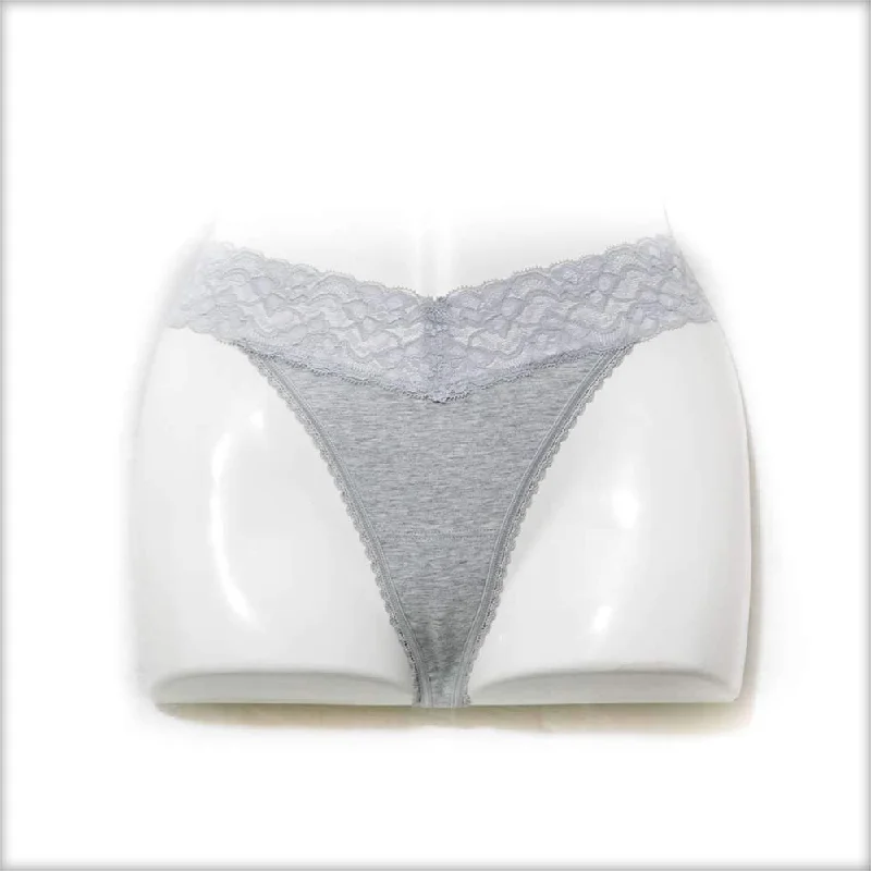 seamless thong panties for women for ultimate comfortNet Lace Gray Panty