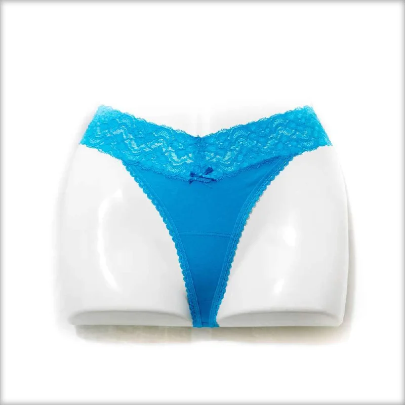 organic cotton panties for women with eco - friendly choiceNet Lace Blue Panty