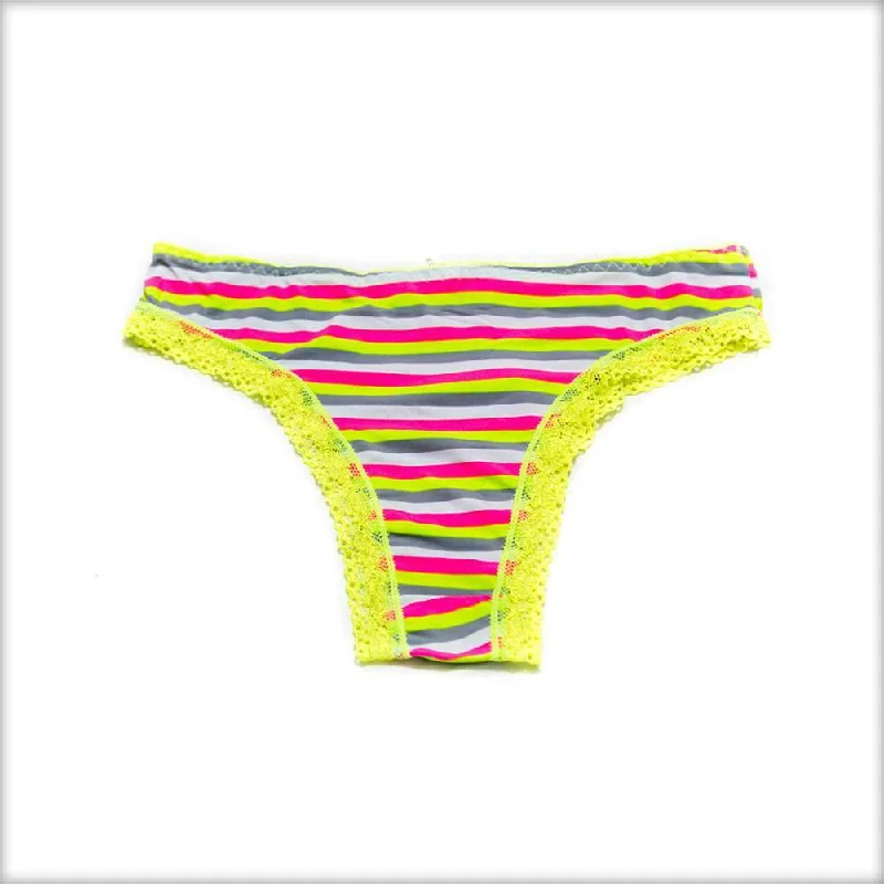 convertible panties for women with versatile useLining Yellow Lace Panty