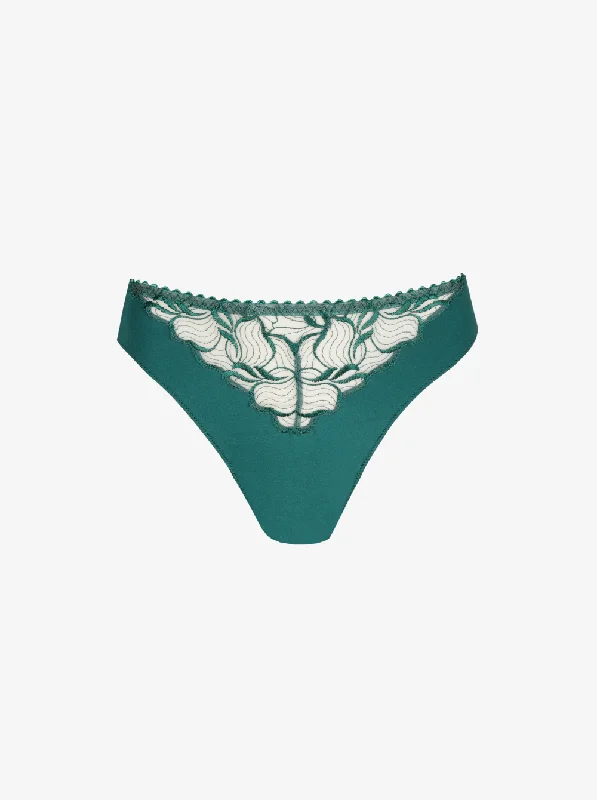 shape - wear women thongs for slimming the mid - sectionSpringdale Thong - Jasper Green