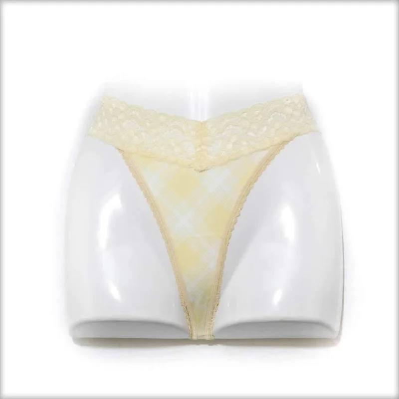 organic cotton panties for women with eco - friendly choiceNet Lace Yellow & White Panty