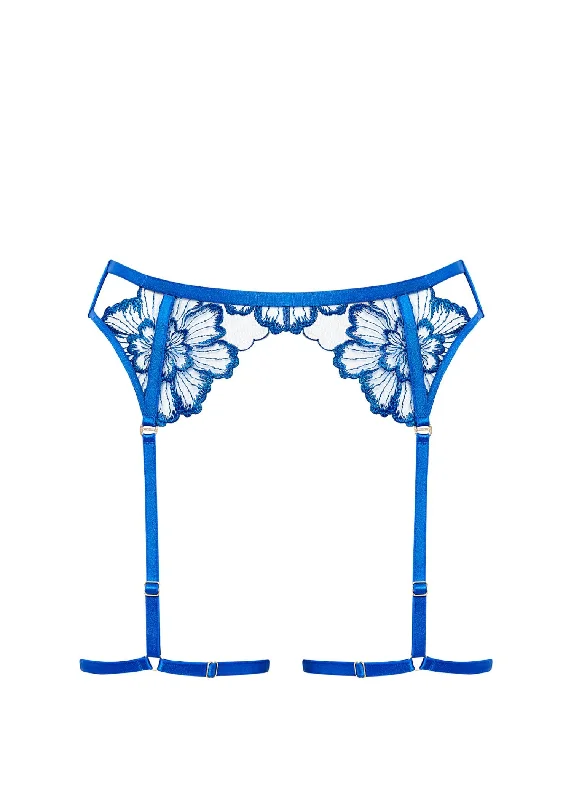 bachelorette party women gartersCatalina Thigh Harness (Egyptian Blue/Sheer)