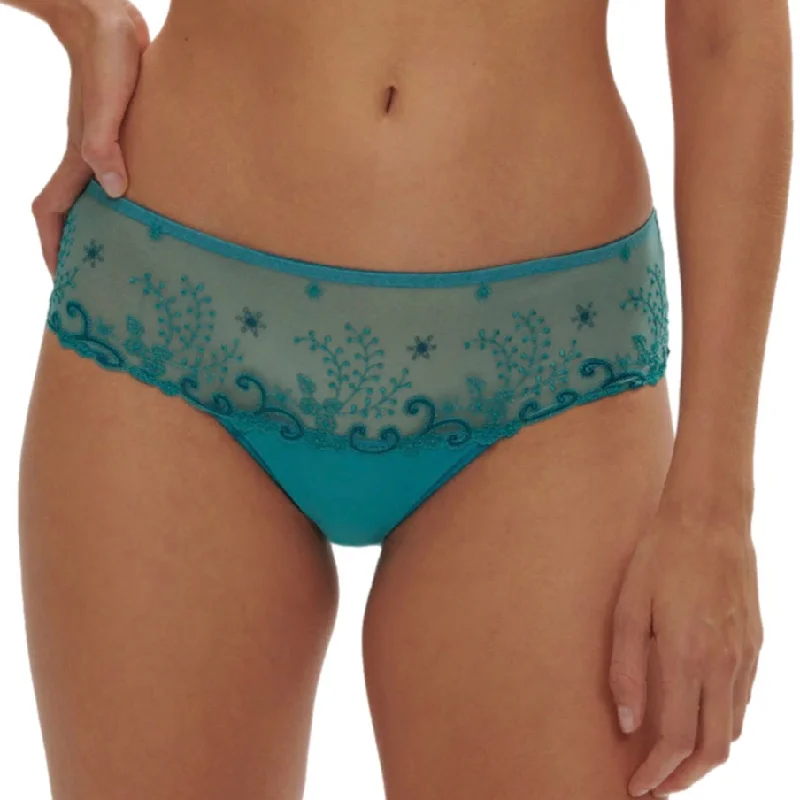 seamless thermal women briefs for added warmthSimone Perele Delice Shorty Brief Atoll Blue