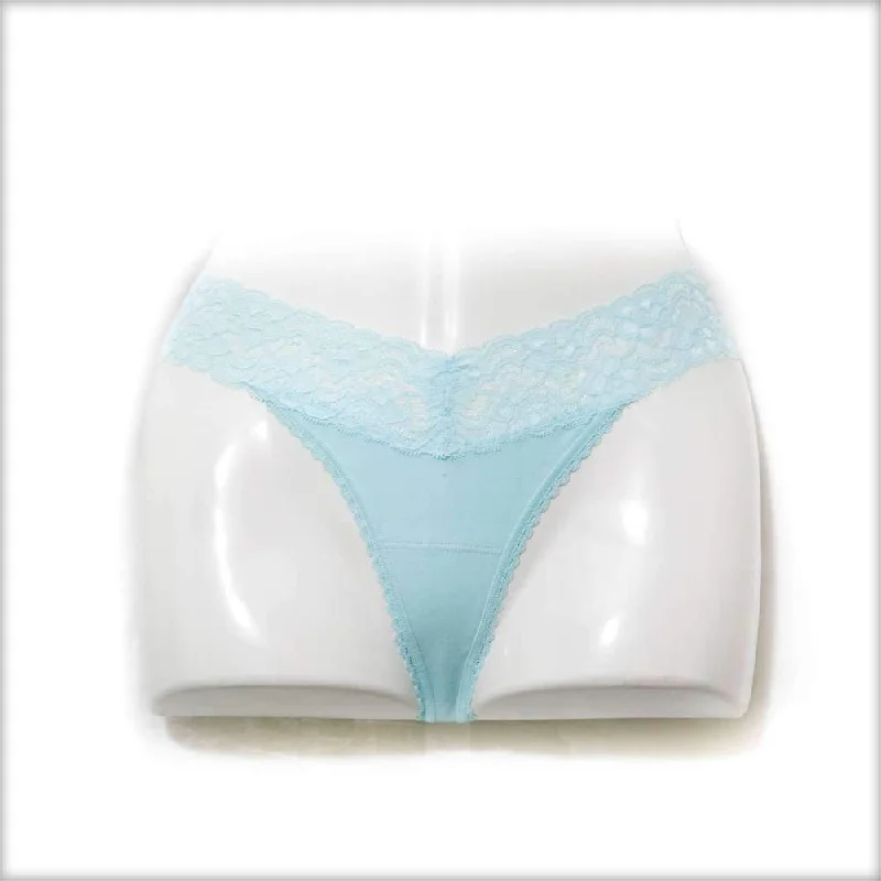 moisture - regulating panties for women with active lifestylesNet Lace Sky Blue Panty