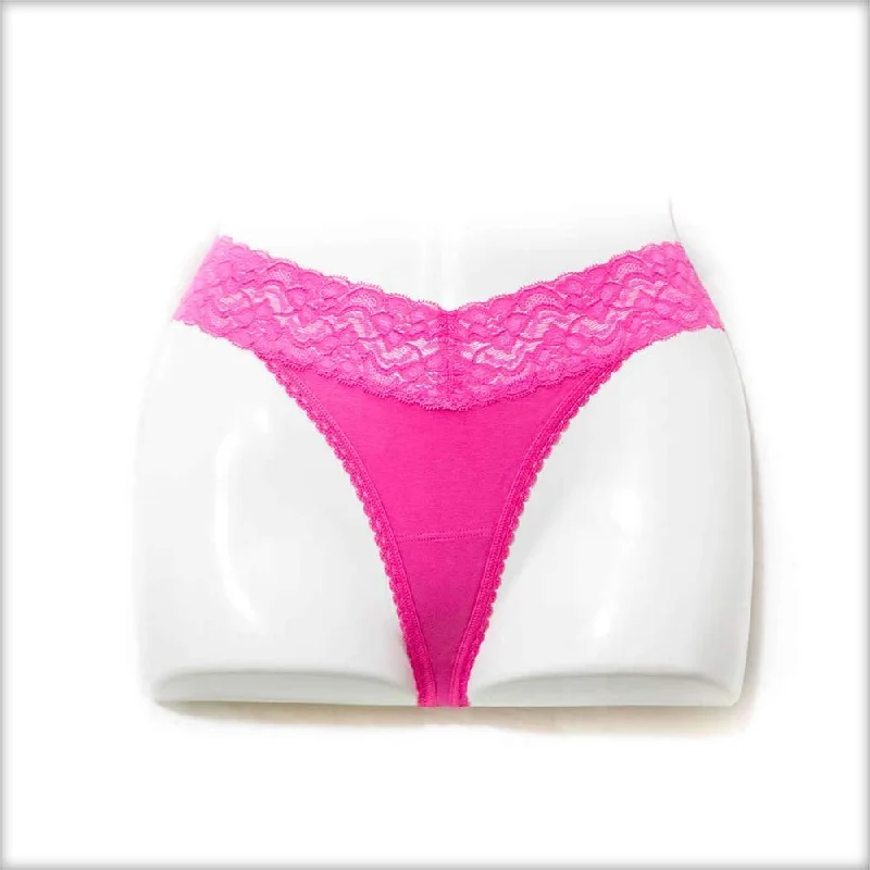 hipster panties for women with a modern styleNet Lace Bright Pink Panty