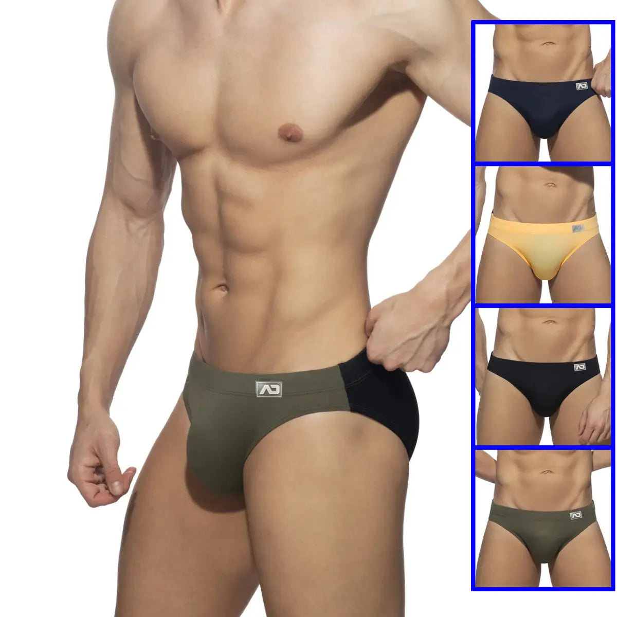 bamboo - fiber women briefs for natural antibacterial propertiesDomiGe Low Waist Colorblock Swim Brief for Men - Sexy Design Quick-Dry