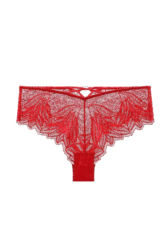 mesh women sexy lingerie patternsNATASHA Plus Sexy Red Lace Boyshorts Panties