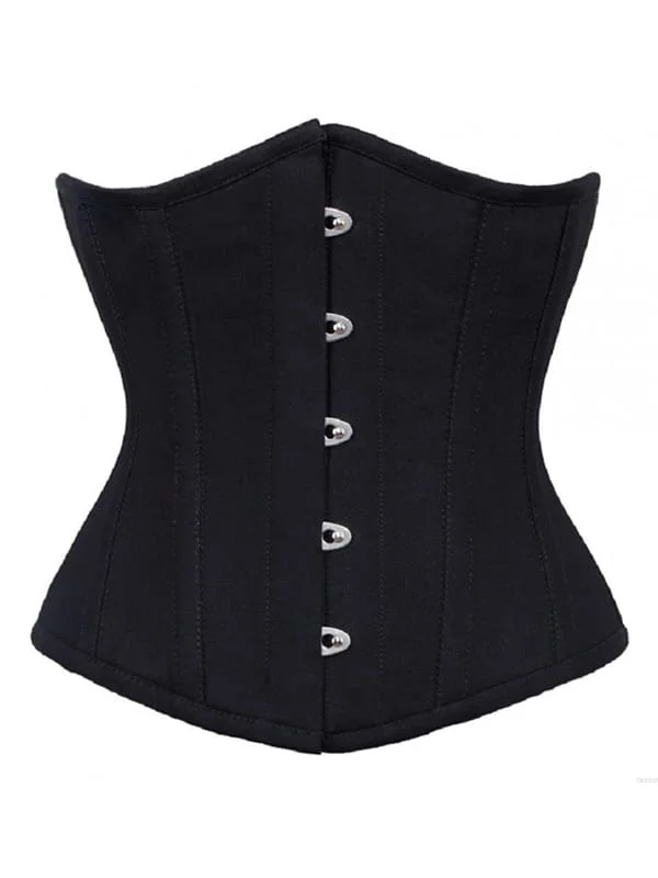 adjustable women bustiers and corsets fitBlack waist reducing  underbust corset