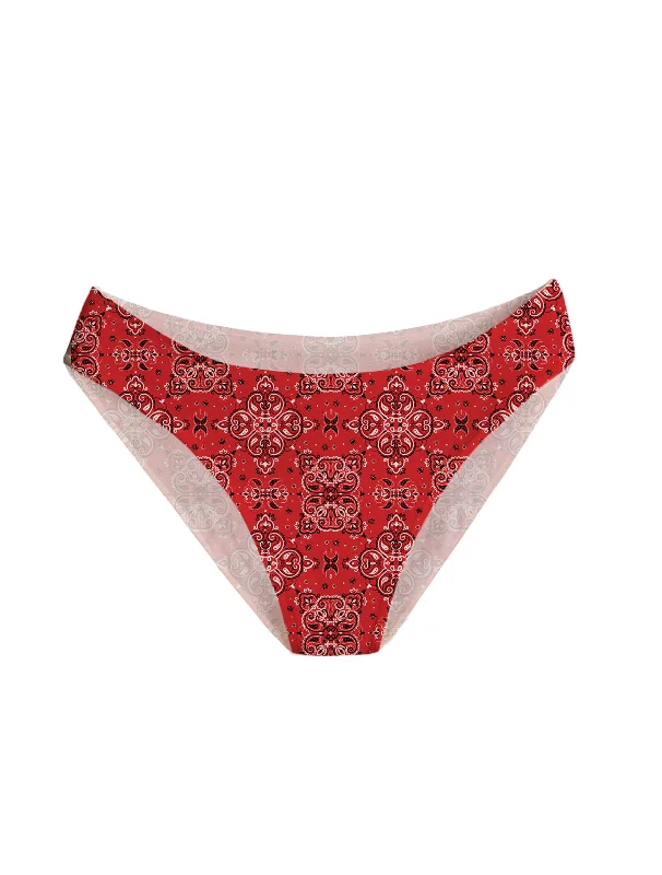 silk - lined women briefs for a touch of luxuryAiraModal™ Ruby Paisley High-Rise Brief