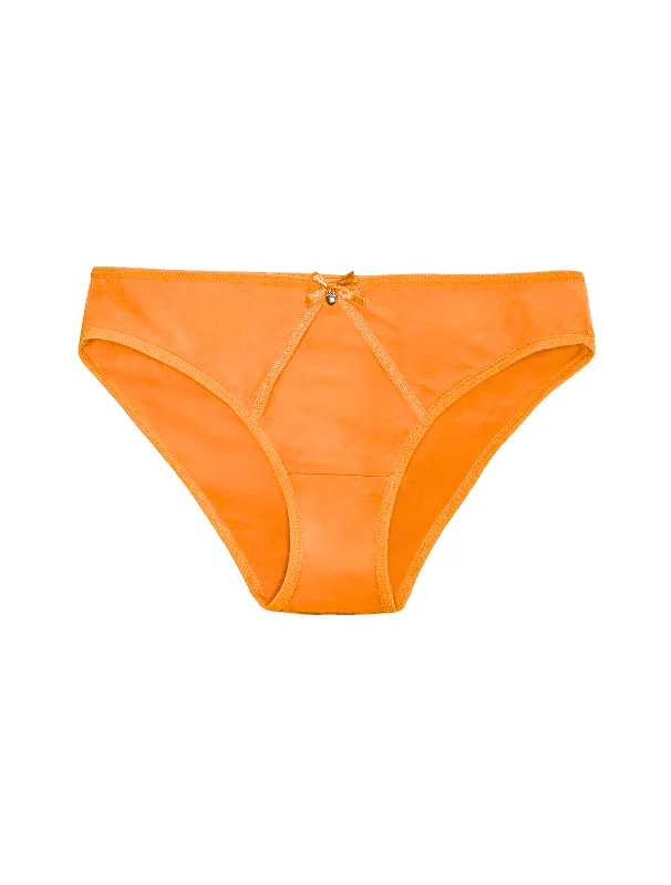 wireless women briefs for a comfortable and wire - free experienceAiraModal™ Fully Orange Modal Briefs