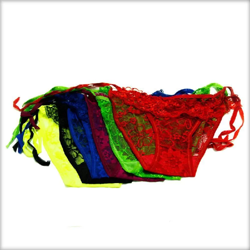 seamless printed panties for women with fashionPack Of 3 Bikini Style Net Panty