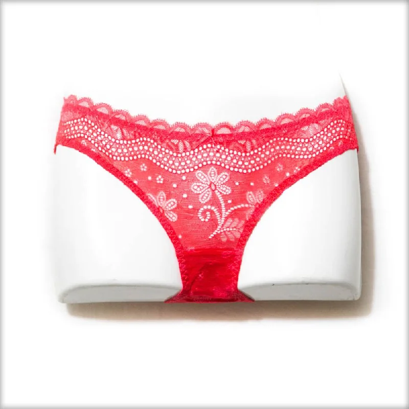 seamless printed panties for women with fashionRed Panty Women’s Cotton Hipsters 5480