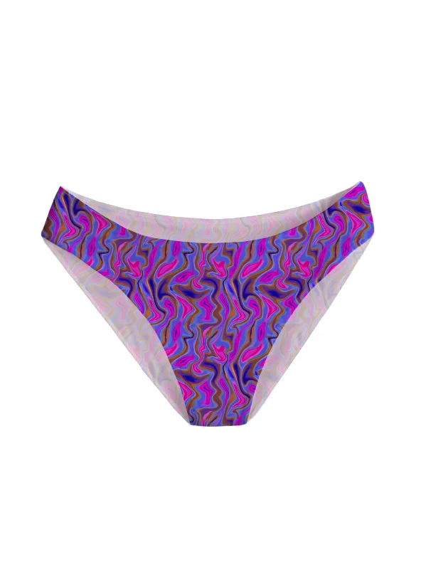 quick - drying women briefs for swimmers and beachgoersAiraModal™ Psychedelic Neons High-Rise Brief