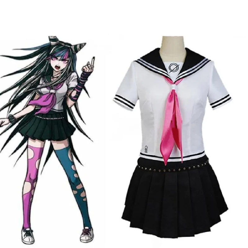 Anime Super Dangan Ronpa 2 Danganronpa Ibuki Mioda Cosplay Costume Sailor Suits JK School Uniform mp006268