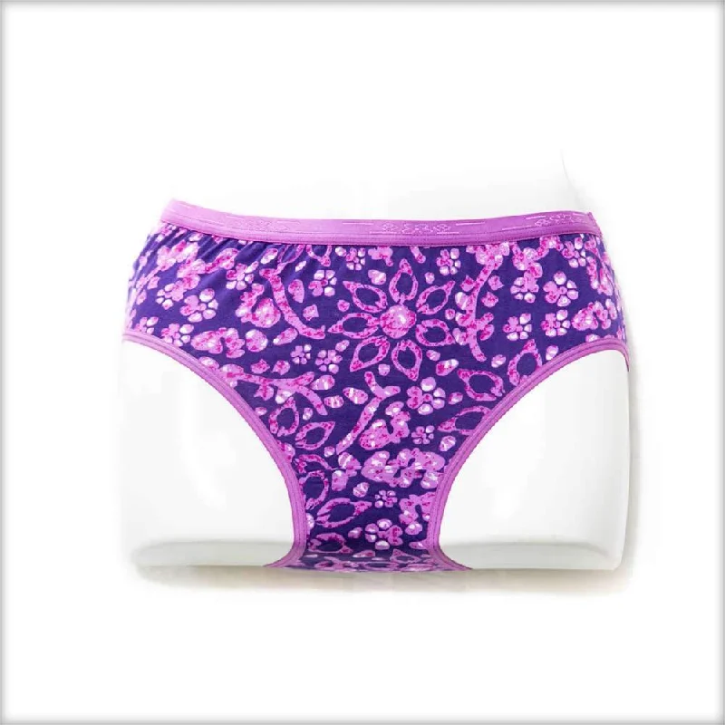 plus size panties for women with perfect fitPrinted Panty Purple and Pink