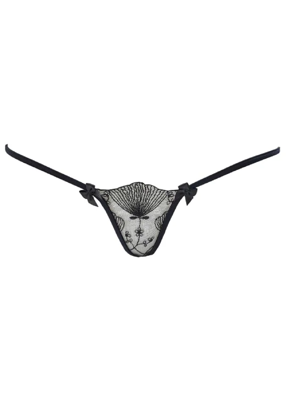 seamless bamboo - fiber women thongs for a healthy optionMandrake Root Sexy G-String (Black)