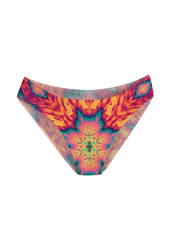 printed women briefs with floral patterns for a spring lookAiraModal™ Retro Kaleidoscope High-Rise Brief