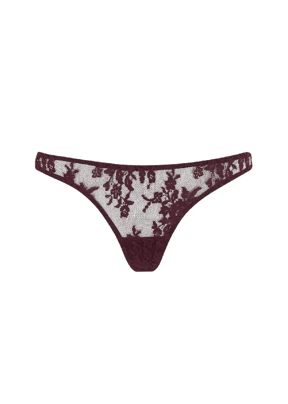 seamless organic cotton women thongs for sustainable livingCamellia Thong (Sienna)