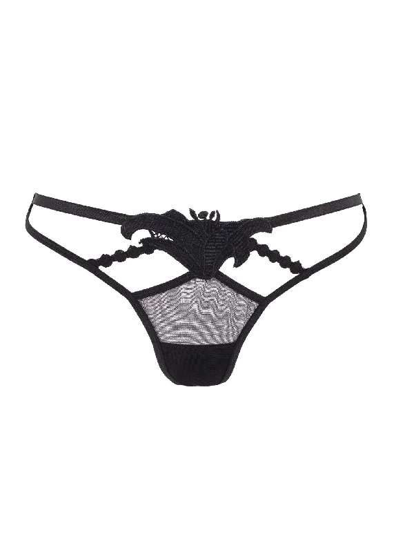 seamless sheer women thongs for a discreet sexy optionAmina (Black) Thong