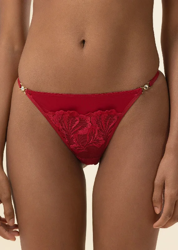 plus size women sexy lingerie nightgownsJESSICA Sexy Red Lace Tangas Panties