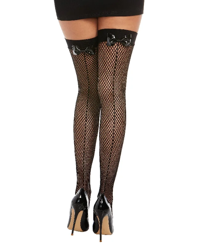 satin women garters for weddingsDG 0365 Diamond Net Fishnet Thigh High Stockings