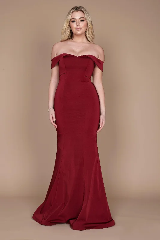 women sexy dresses for cruise vacationsLong Formal Burgundy Mermaid Evening Dress