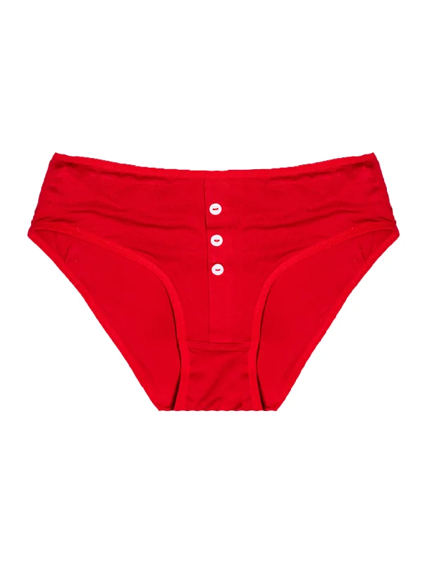 lace - detailed women briefs for special occasionsAiraModal™ Cherry Full-Coverage Button Brief