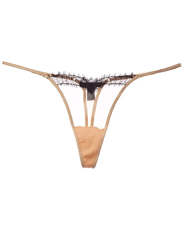 odor - control women thongs for long - lasting freshnessKiki de Montparnasse Regarde Moi Thong