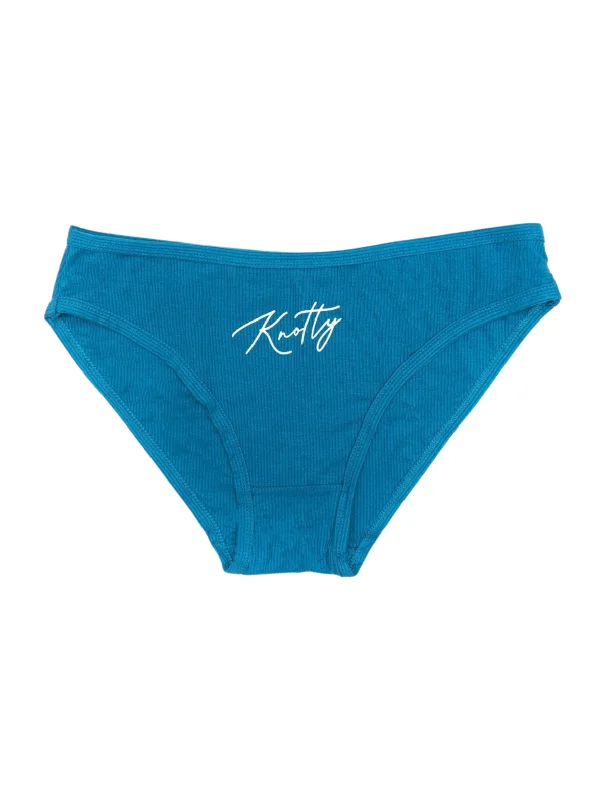 lace - trimmed women briefs with a feminine flairAiraModal™ Knotty Blues Briefs