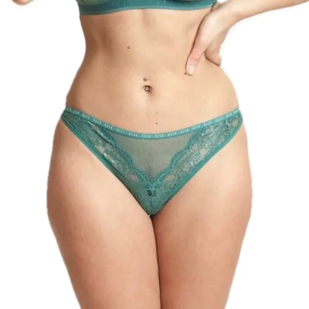 adjustable - waist women briefs for a customizable fitELLE Intimates 24/7 Thong Blue Spruce