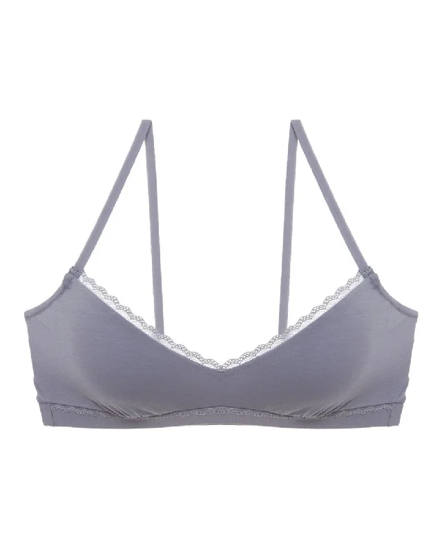 petite women lingerie for a flattering fitSoft Cotton V-Neck Bralette