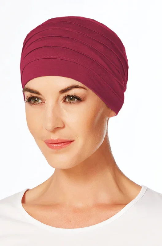 Women's animal - print brasYoga Turban (Deep Red)