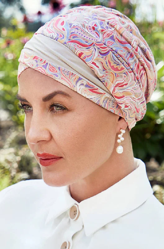 Women's bras with moisture - wicking propertiesShakti Turban (Energetic Flowers)