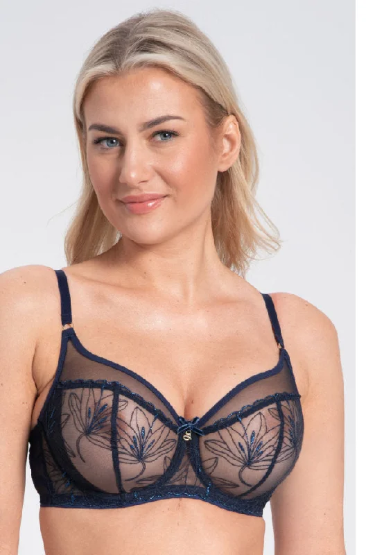 Women's bras with a cotton - polyester blendHarriet UW Bra (Navy)