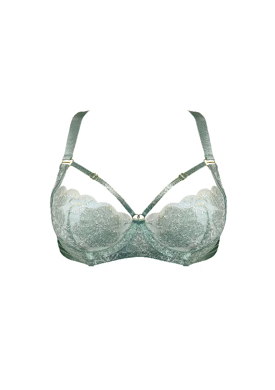 Women's bras made of soft cotton fabricAmaya Balconette Wire Bra