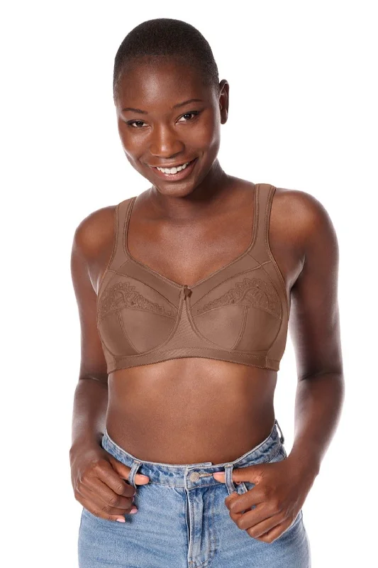 Women's push - up bras for enhanced cleavageAmoena Isadora  Wire Free Mastectomy Bra - Mocha