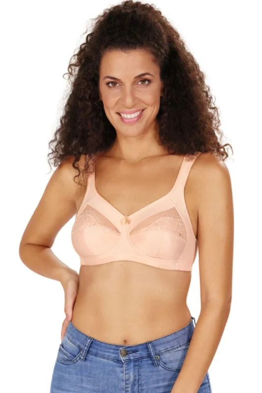 Women's bras made of breathable meshAmoena Isadora  Wire Free Mastectomy Bra - Blush