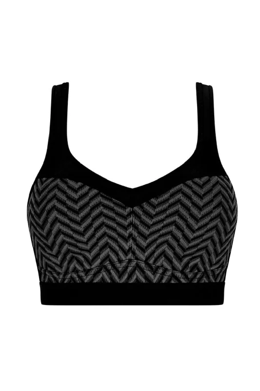 Women's bras made of breathable meshAmoena Jolie Wire-free Mastectomy Sports Bra