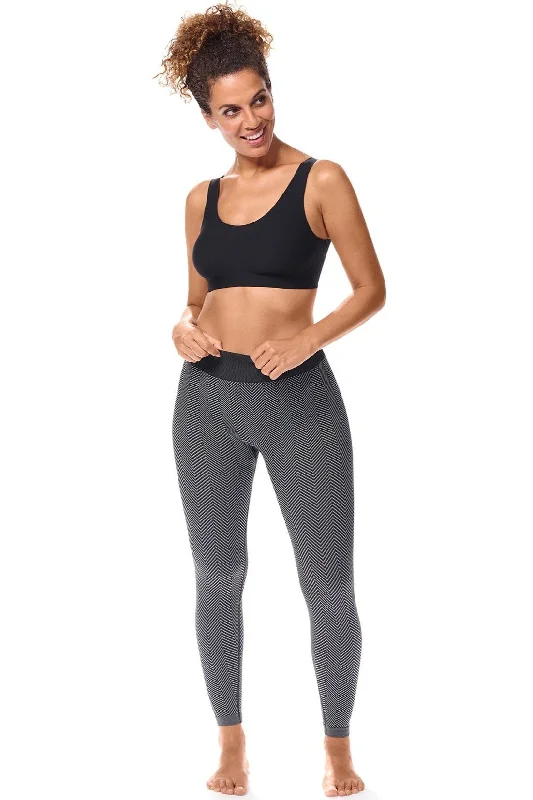 Women's pastel - colored bras for a soft lookAmoena Liane Lymphoedema Leggings - Black/Grey