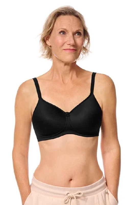 Women's full - cup bras for maximum coverageAmoena Mara Padded Mastectomy Bra - Black