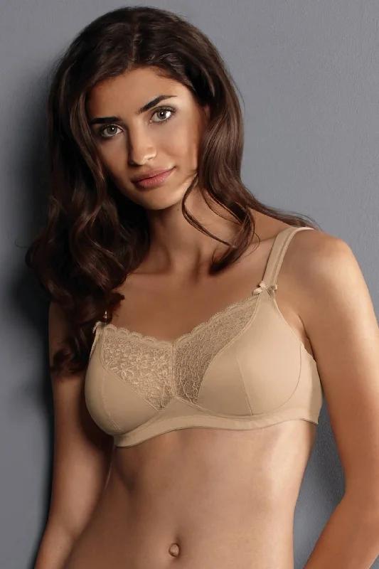 Women's bras with a silk blend for luxuryAnita Havanna Wire Free Mastectomy Bra - Desert