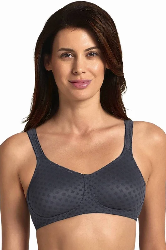 Women's bras using a bamboo fiber liningAnita Lisa Wire Free Mastectomy Bra - Anthracite