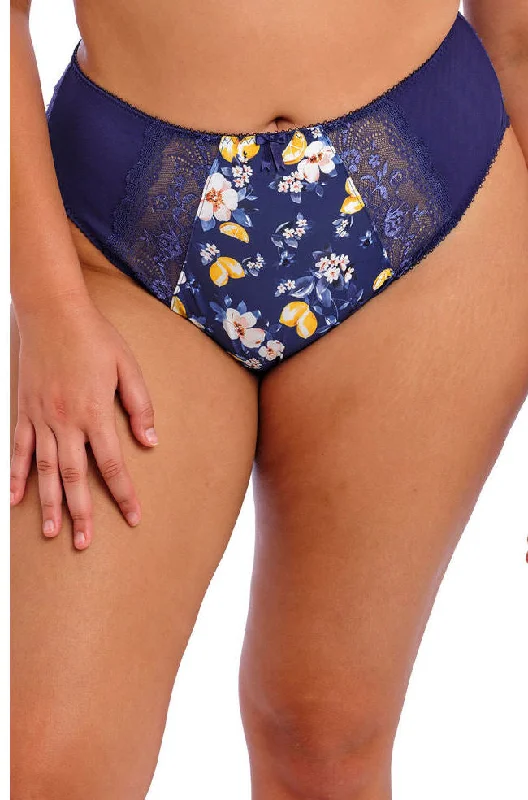 Women's geometric - patterned brasMorgan High Leg Brief (Sunset Sicilia)