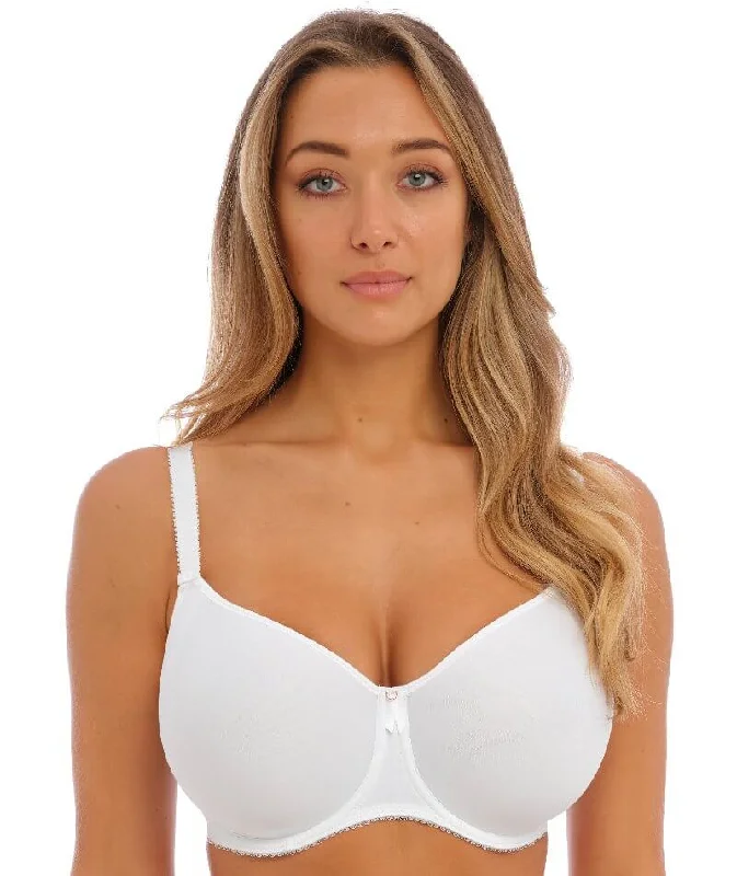 Women's Hanes bras for budget - friendly optionsFantasie Rebecca Essentials Moulded Spacer Underwired Bra - White