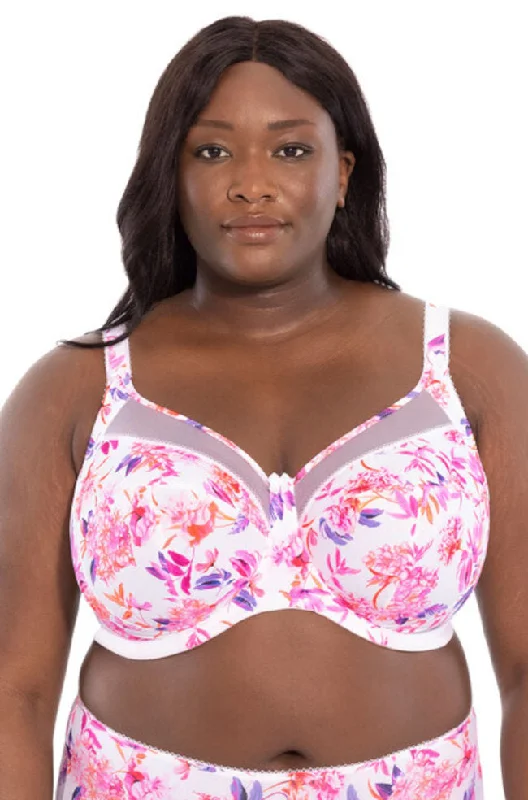 Women's white bras for a clean appearanceKayla UW Bra (Summer Bloom)  Available in sizes 18E and 14J only