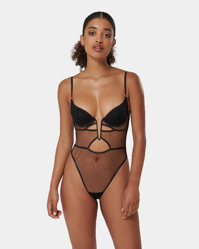 Women's demi - cup bras for a sexy lookJoni Wired Body Black 