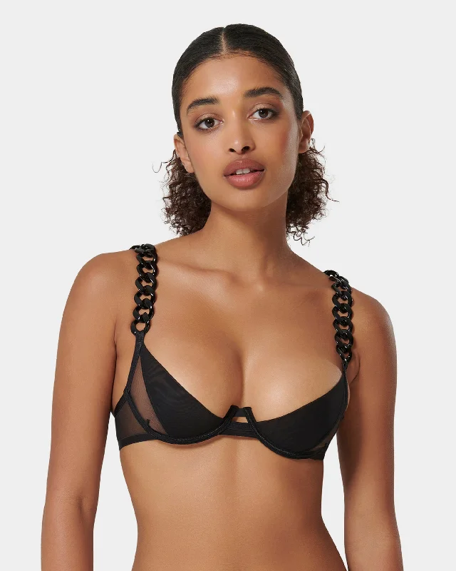 Women's bras with removable padsRome Eco Bra Black